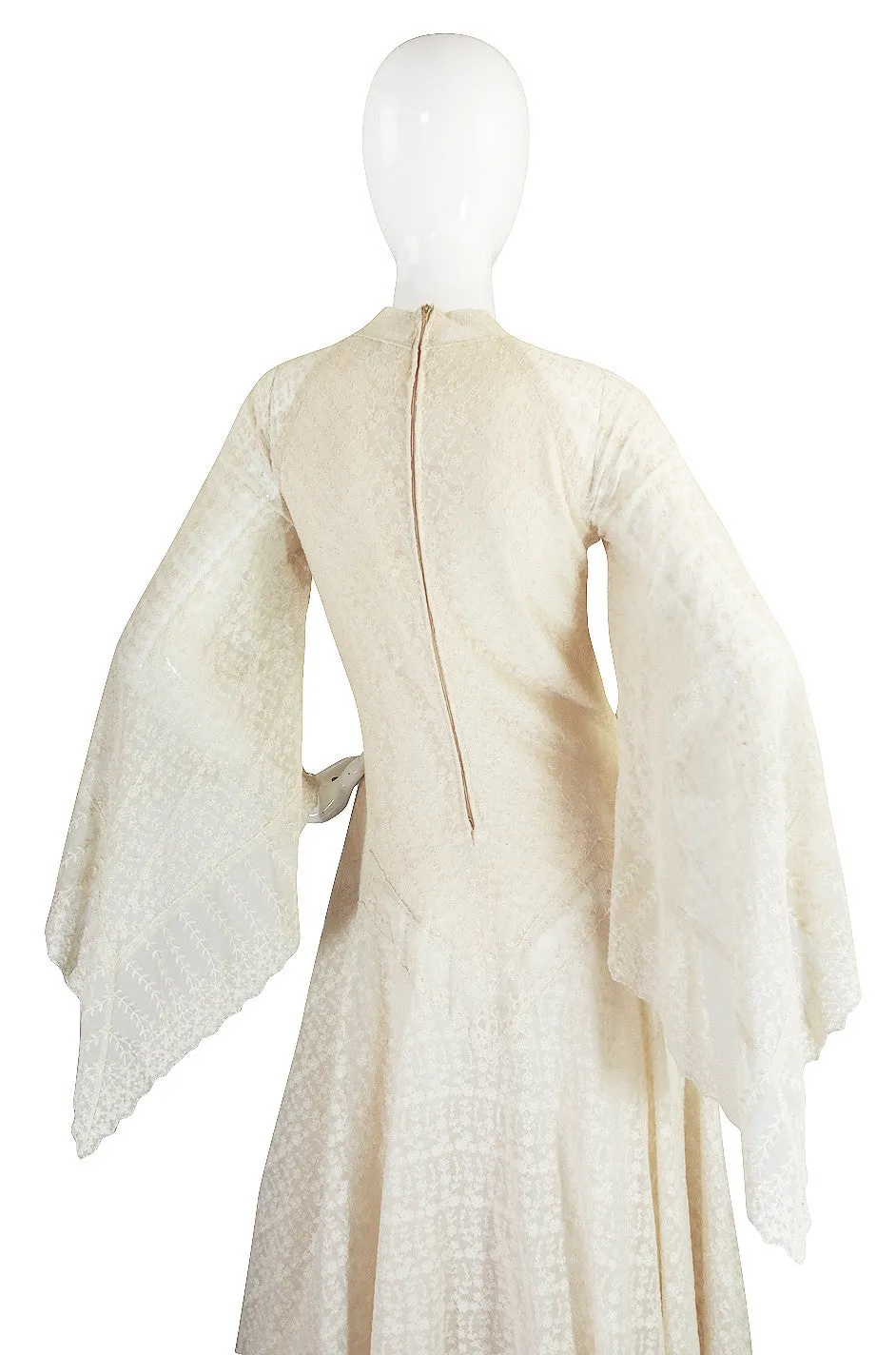 1970s Handkerchief Hem Giorgio di Sant Angelo Dress