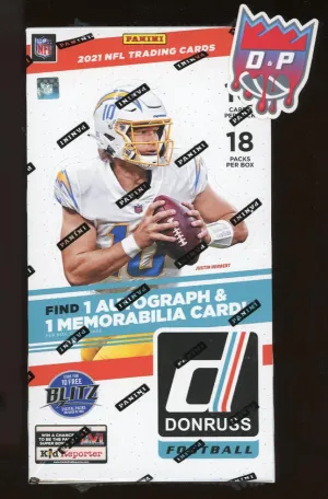 2021 Panini Donruss Football Hobby Box