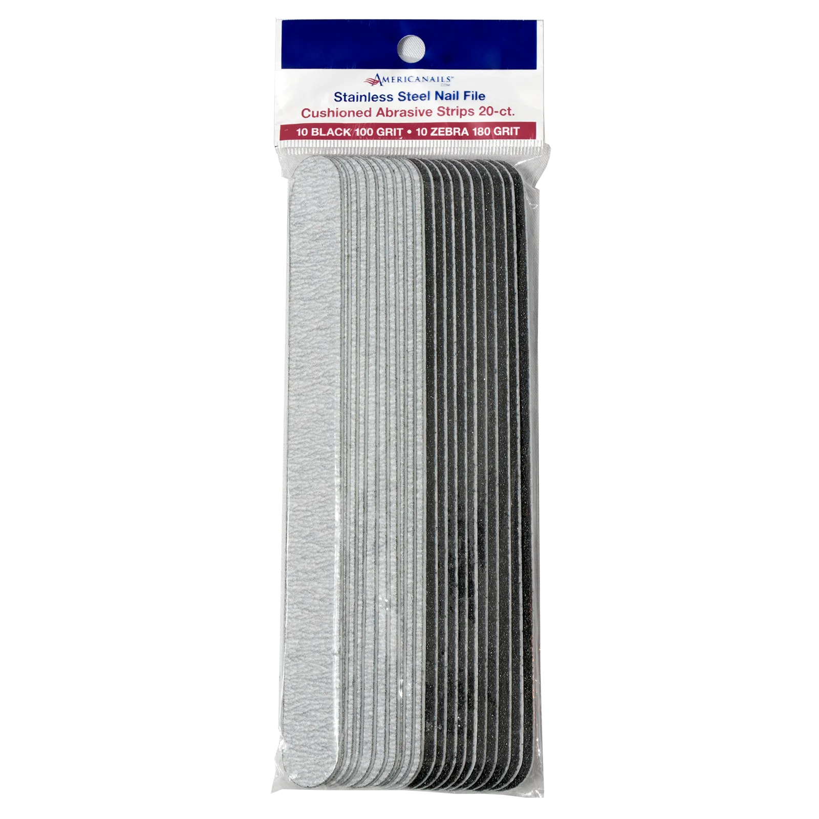 Americanails EasyPeel Cushioned Abrasive Strips, 20ct
