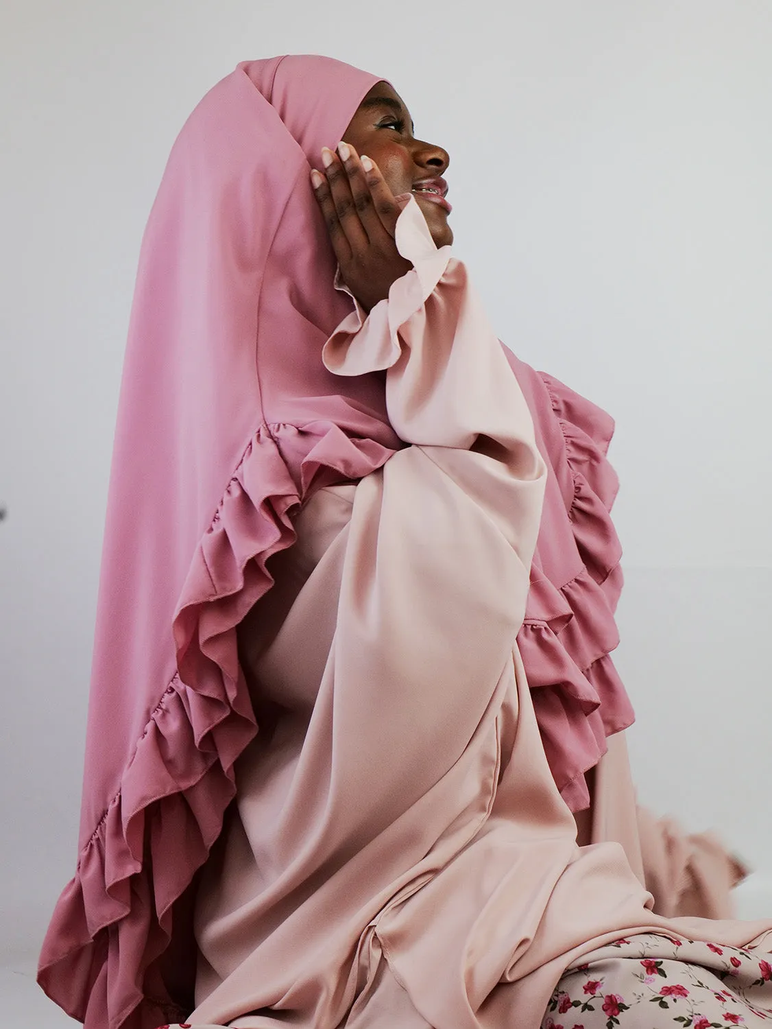 Butterfly Lady Chiffon Khimar, Romantic
