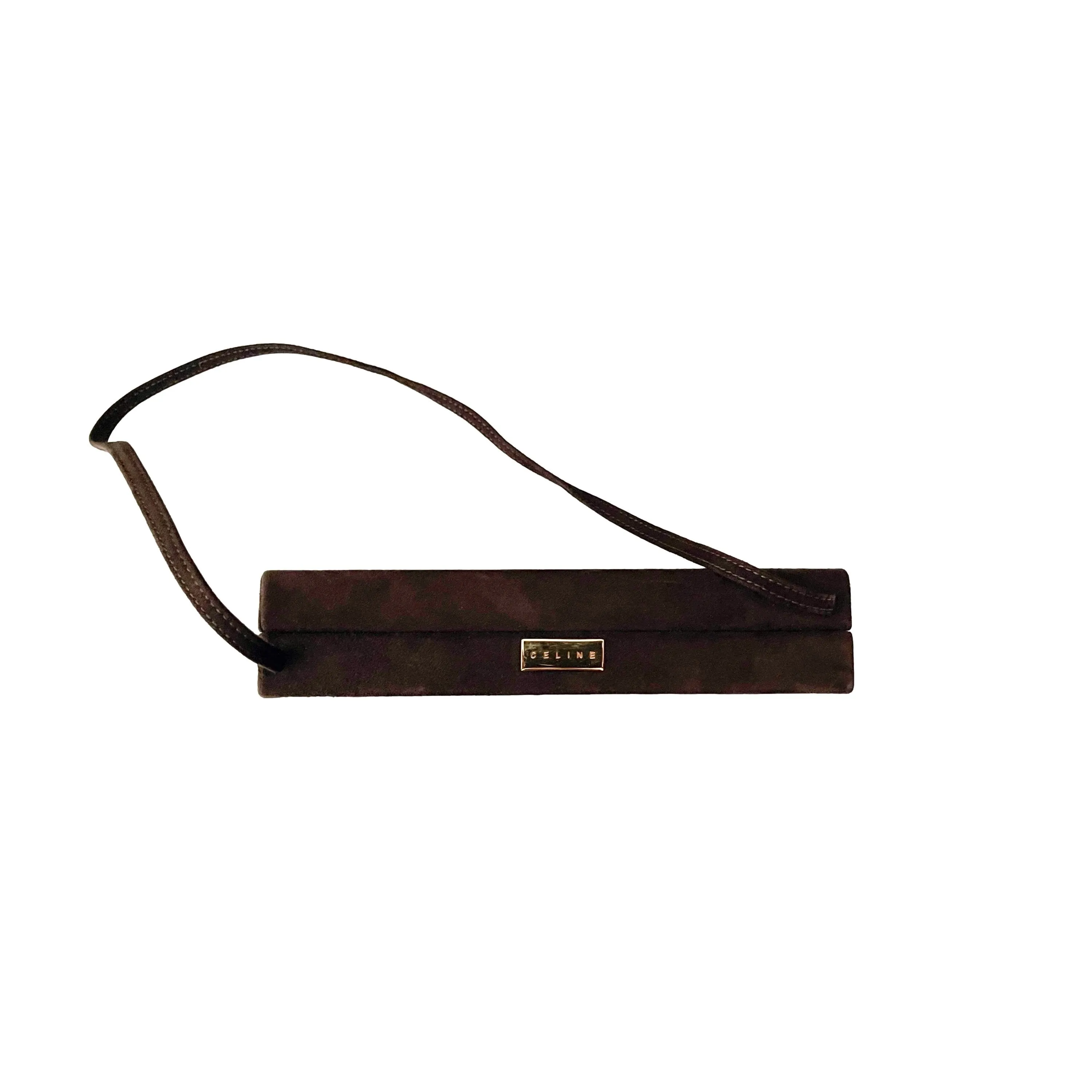 Celine Brown Suede Micro Box Bag