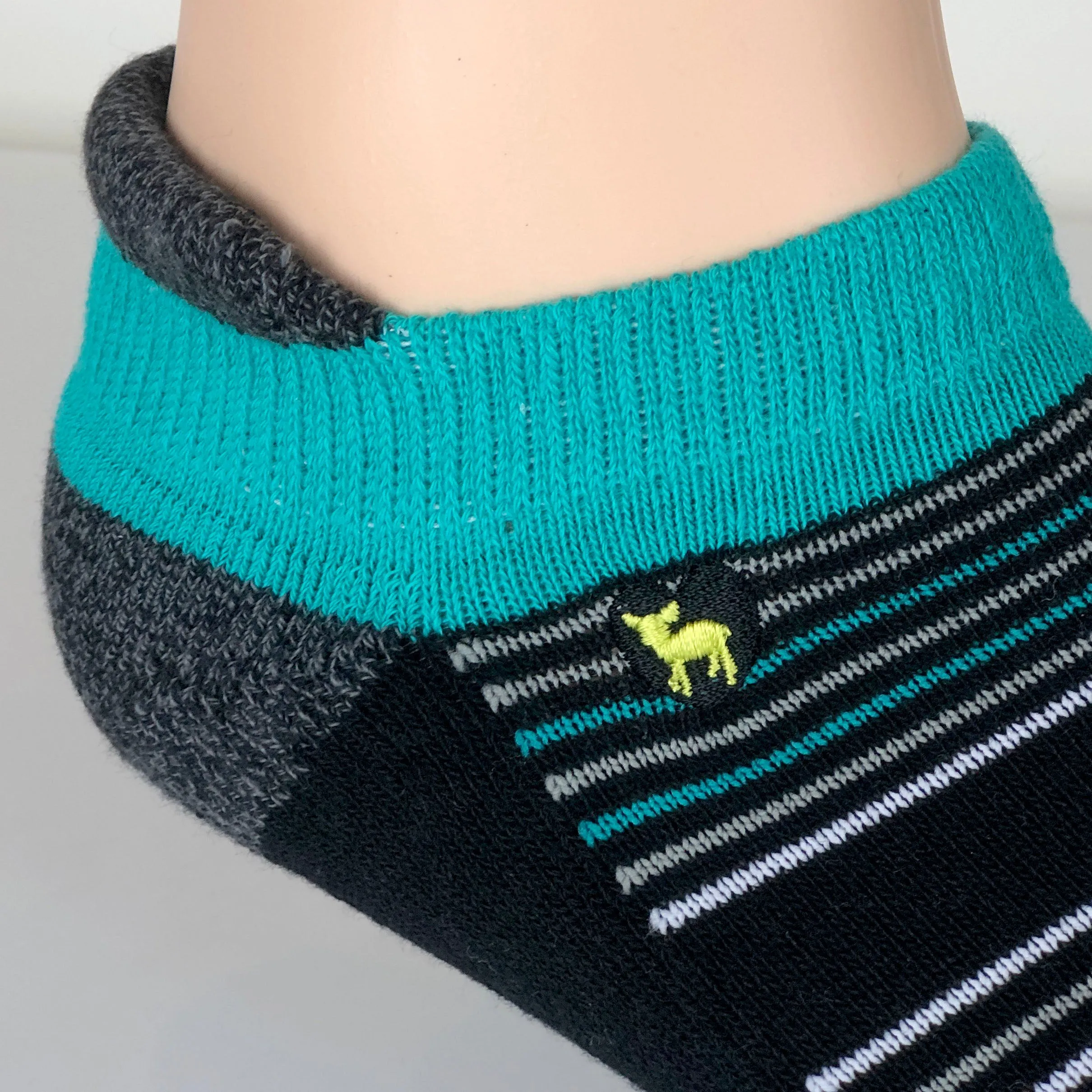 Dr. Segal's x PUDUS Cushioned Socks | Comfy Ankle | Seaside Black