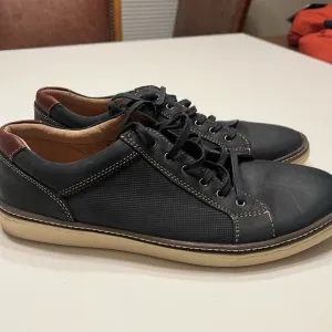EUC Men's Johnston &amp; Murphy McGuffey Plain Toe Leather Size 12M MSRP $99🔥🔥