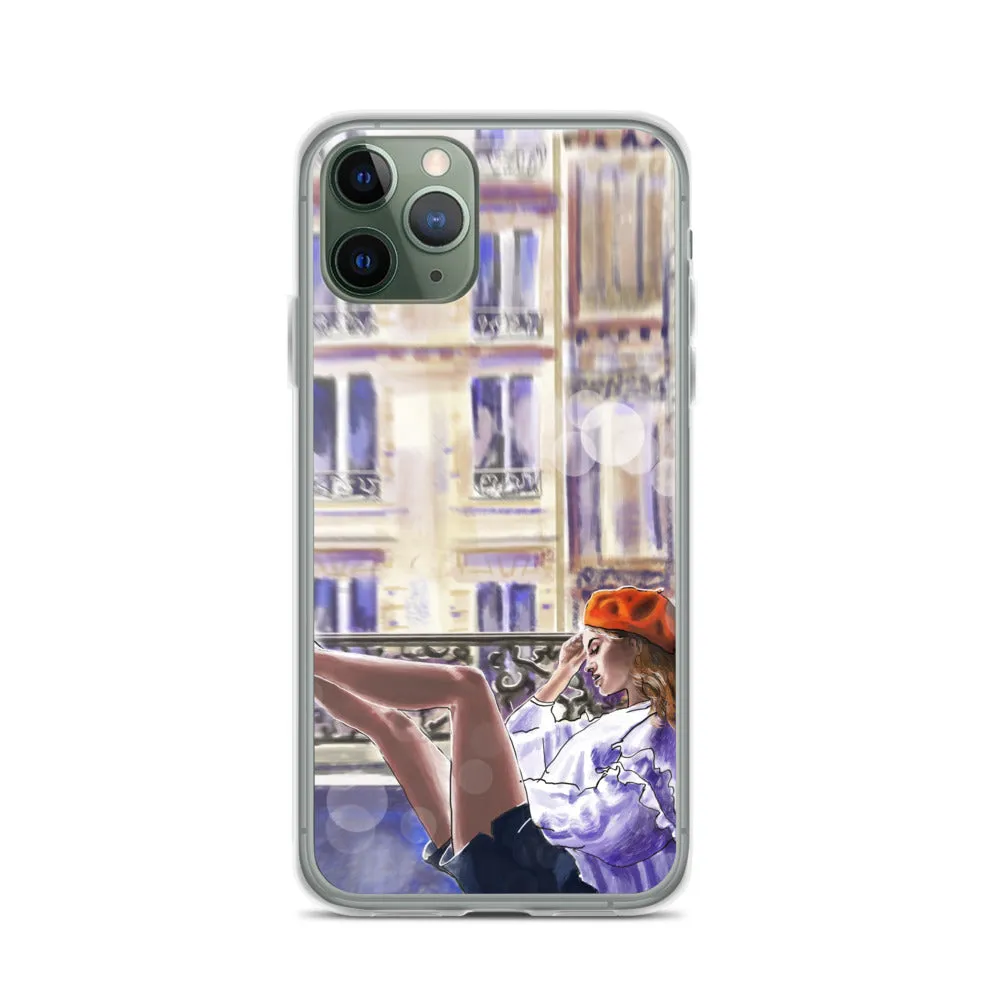 FRENCH GIRL iPhone Case