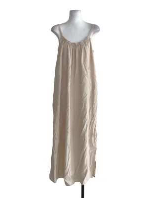 Gathered Viscose Tent Dress OSN