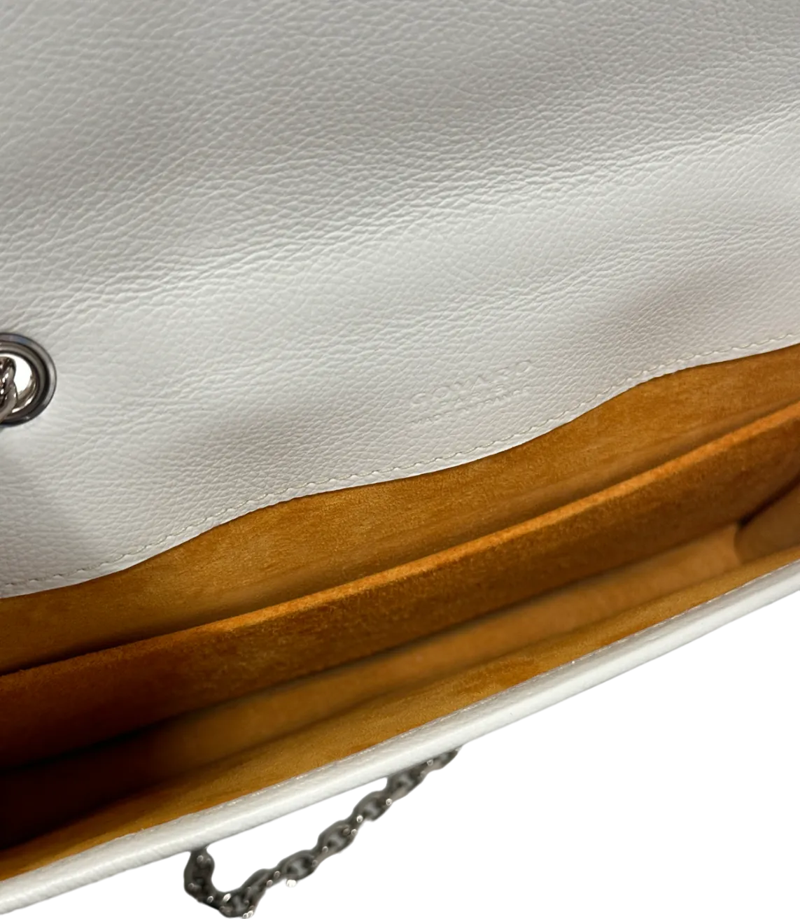 GOYARD Chain Shoulder Bag Alexandre Trois White
