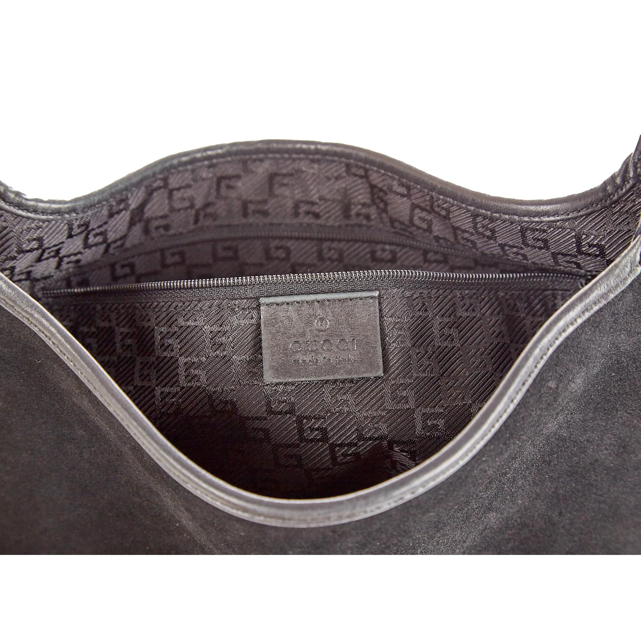Gucci Black Bamboo Shoulder Bag