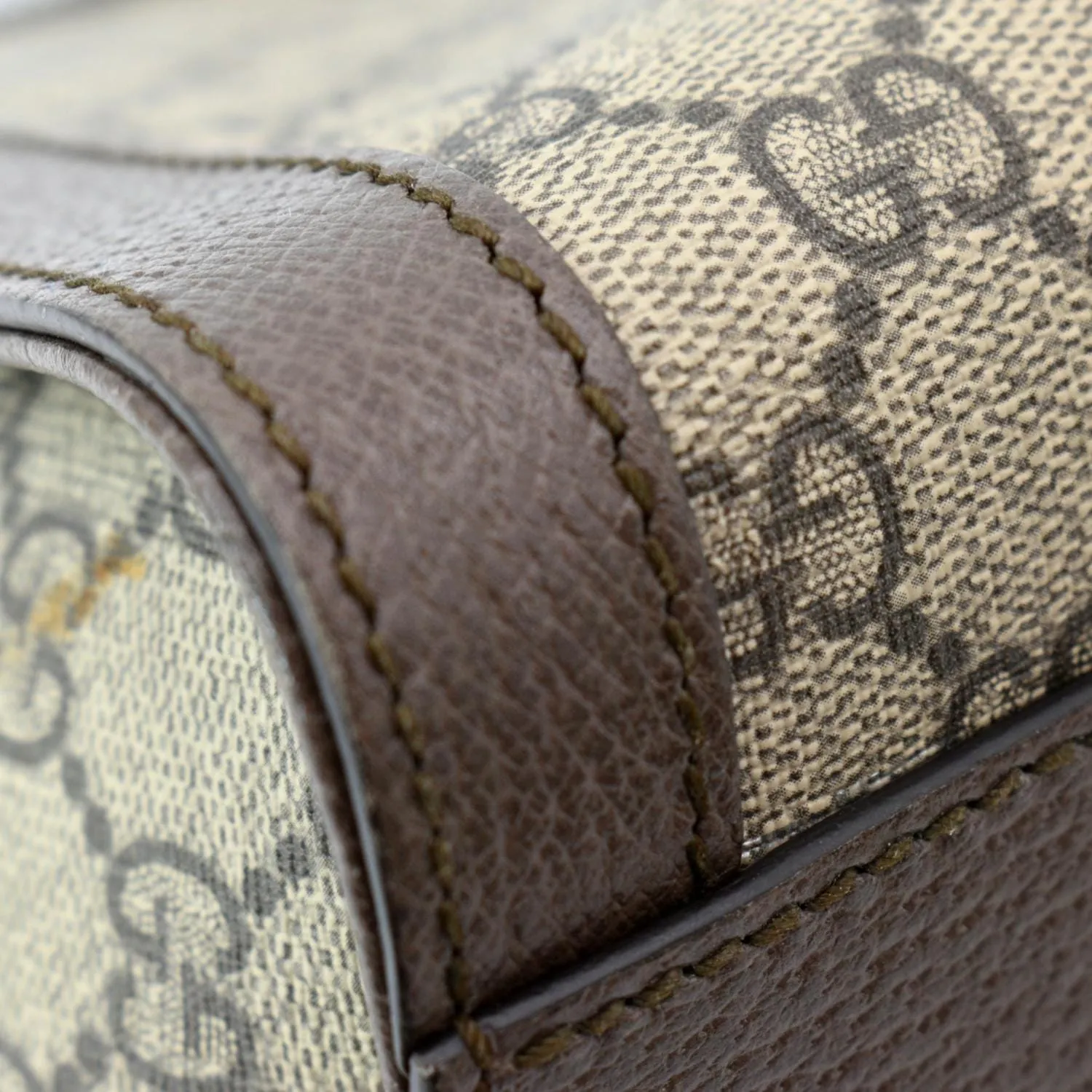 GUCCI Ophidia Medium GG Supreme Tote Shoulder Bag Beige 524537