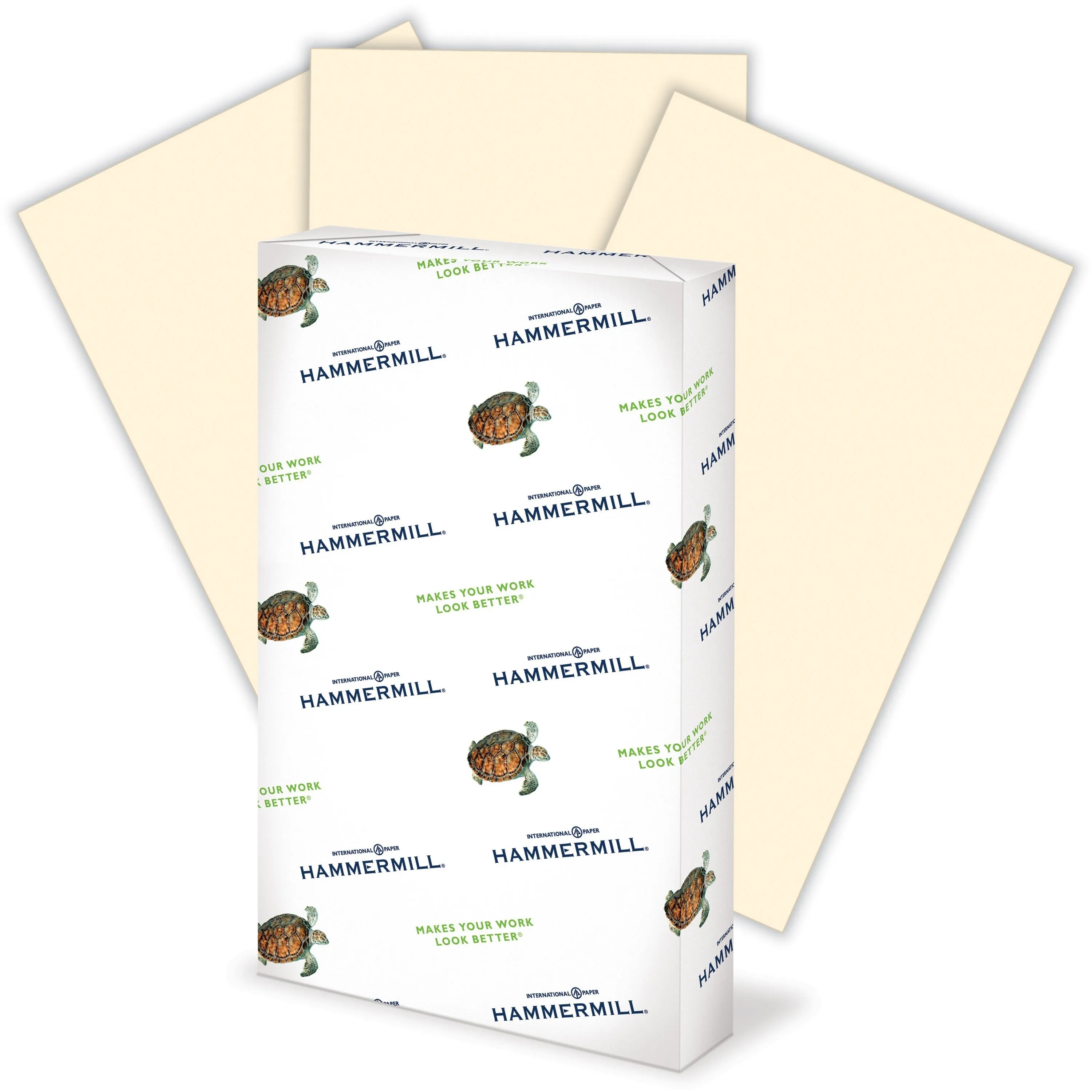 Hammermill Colored Paper, Ivory Paper, 8.5" x 14" - 10 Ream / 5,000 Sheets