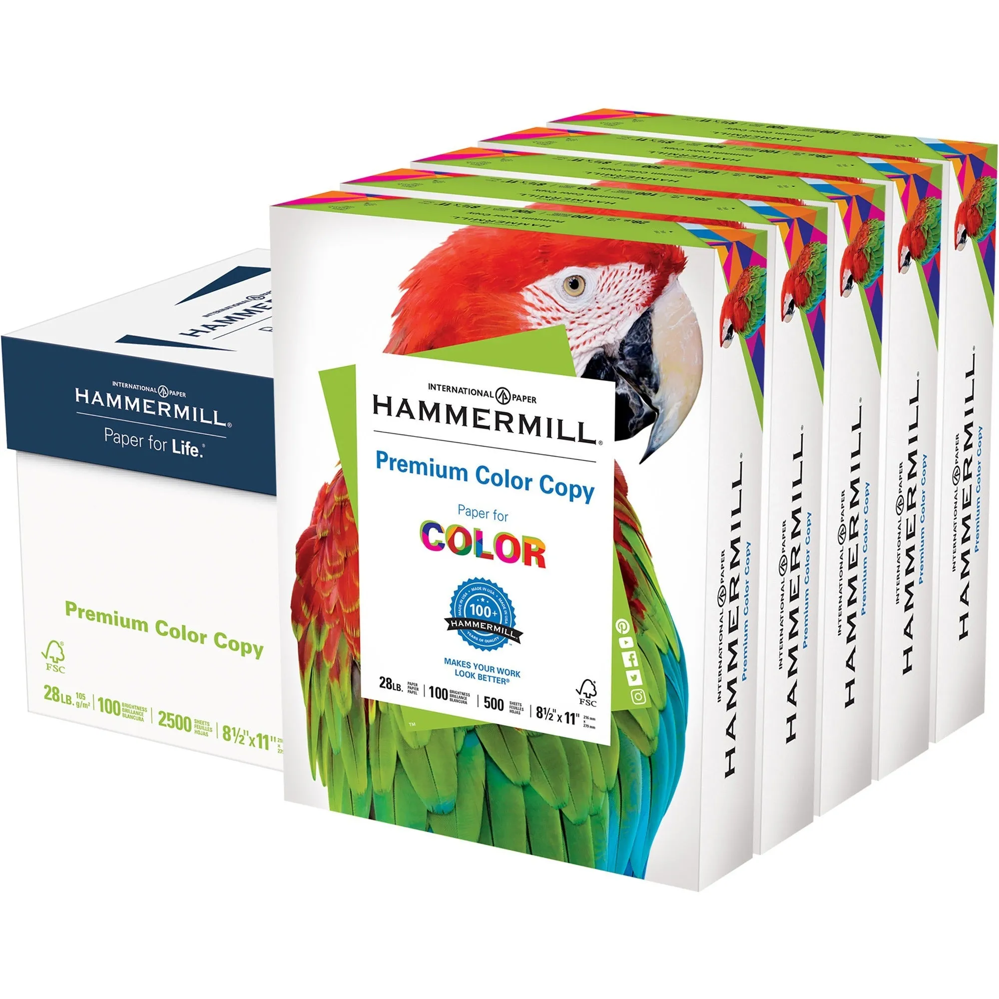 Hammermill Premium Color 8.5x11 Laser Copy & Multipurpose Paper