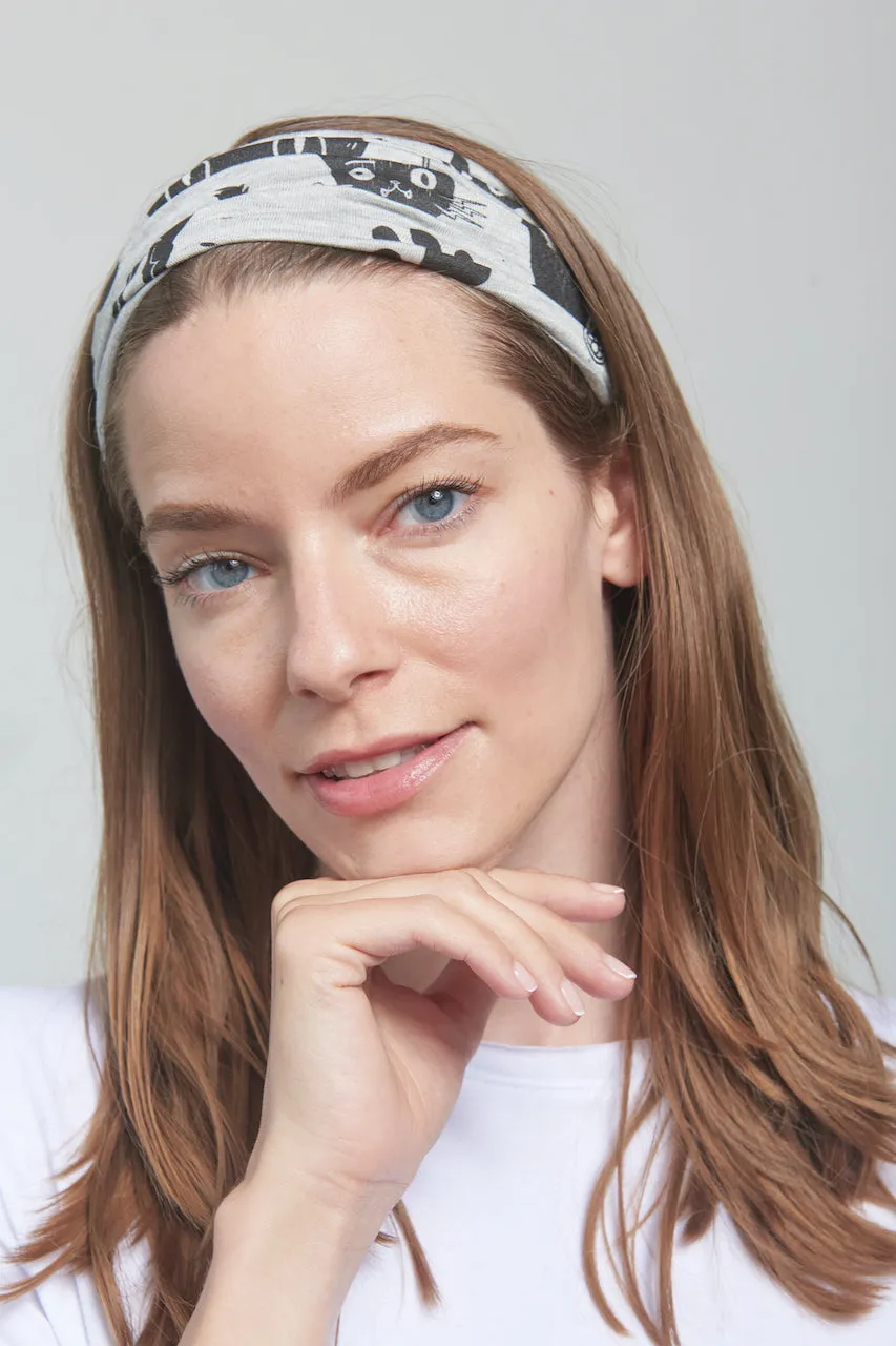 Headband/Gaiter/Mask: Gatos by Deux Goods