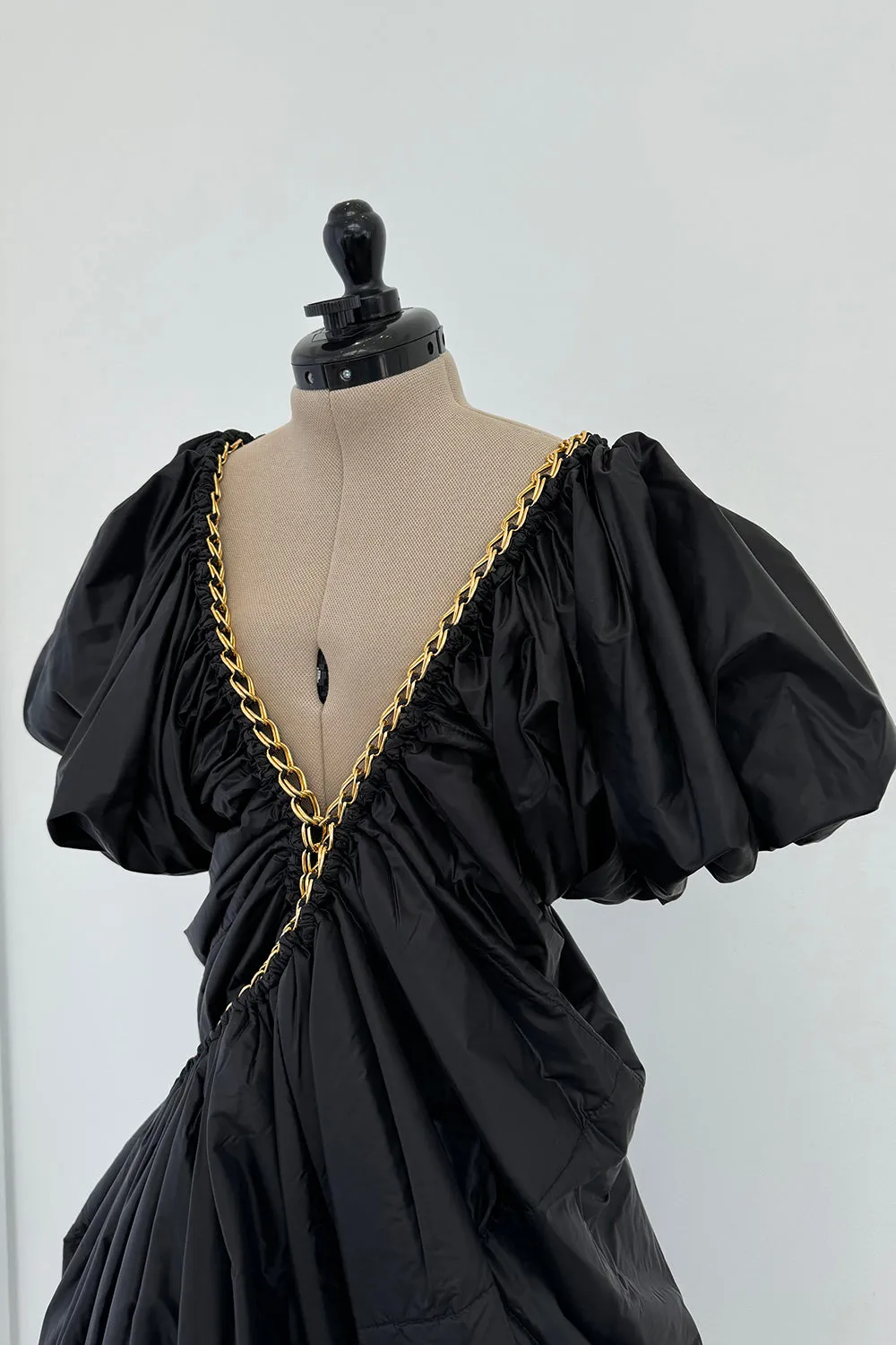 Junya Watanabe Fall 2009 Dress with Gold Chain Detail - 17" W