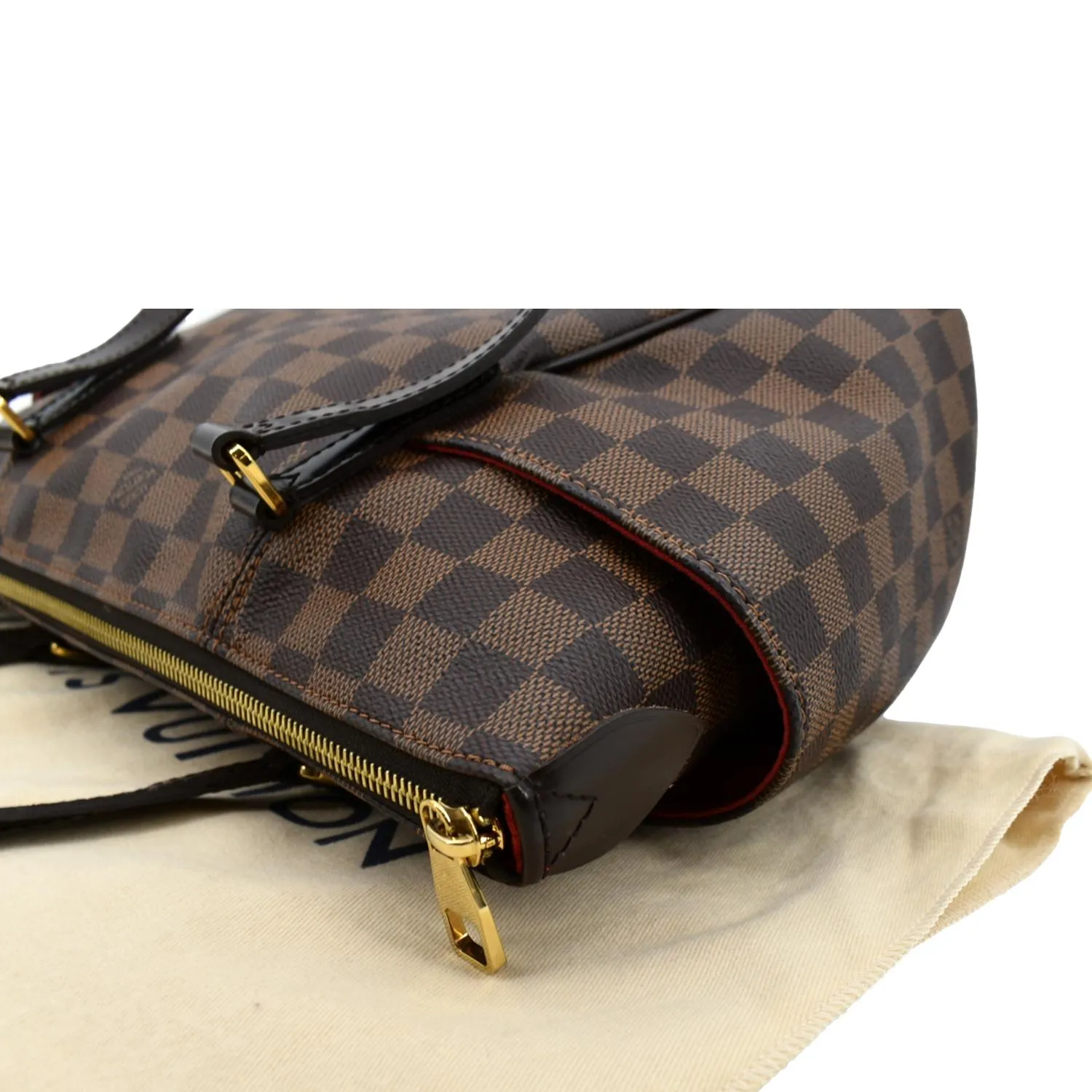 LOUIS VUITTON Totally PM Damier Ebene Shoulder Tote Bag Brown