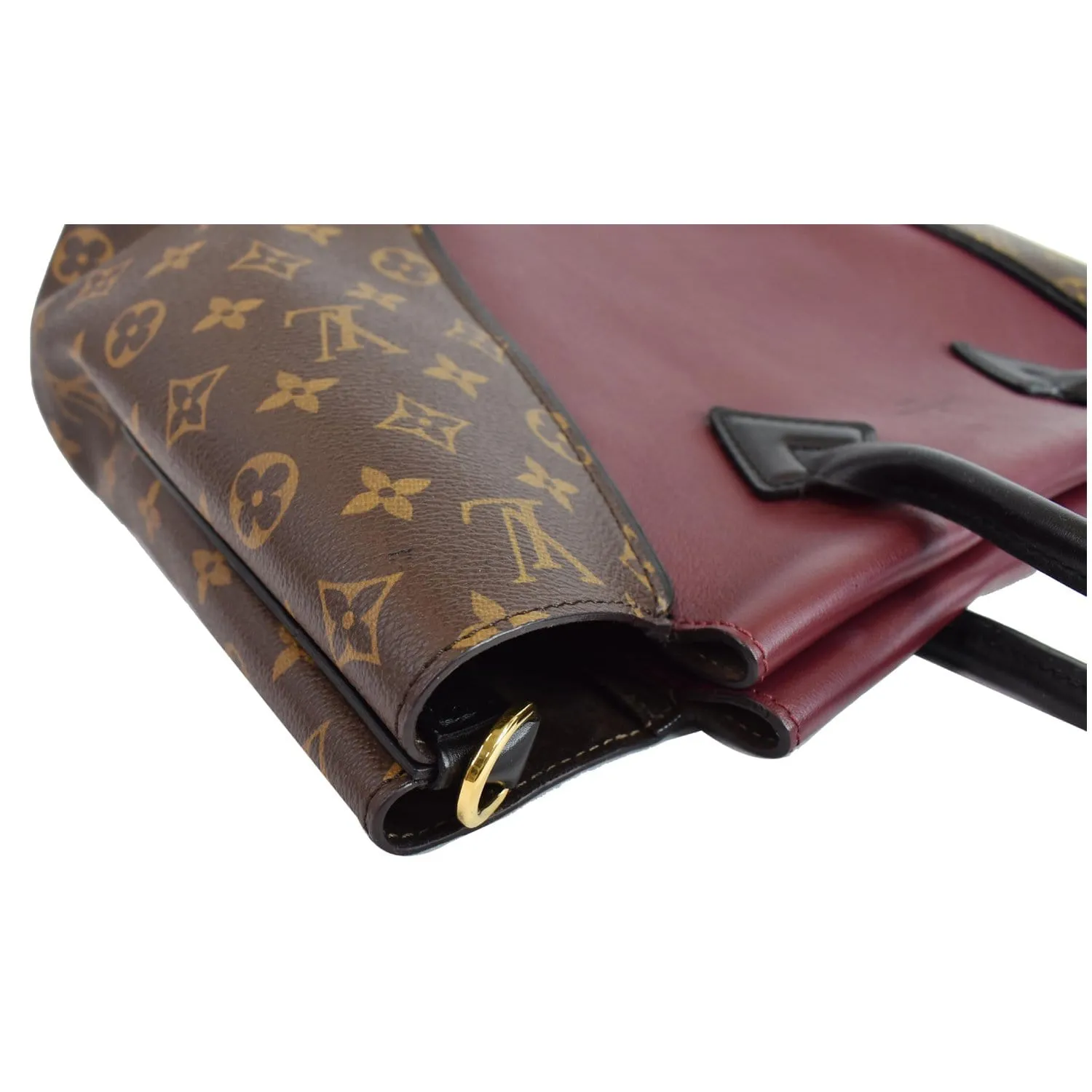 LOUIS VUITTON W PM Monogram Canvas Tote Bag Burgundy - 15% OFF