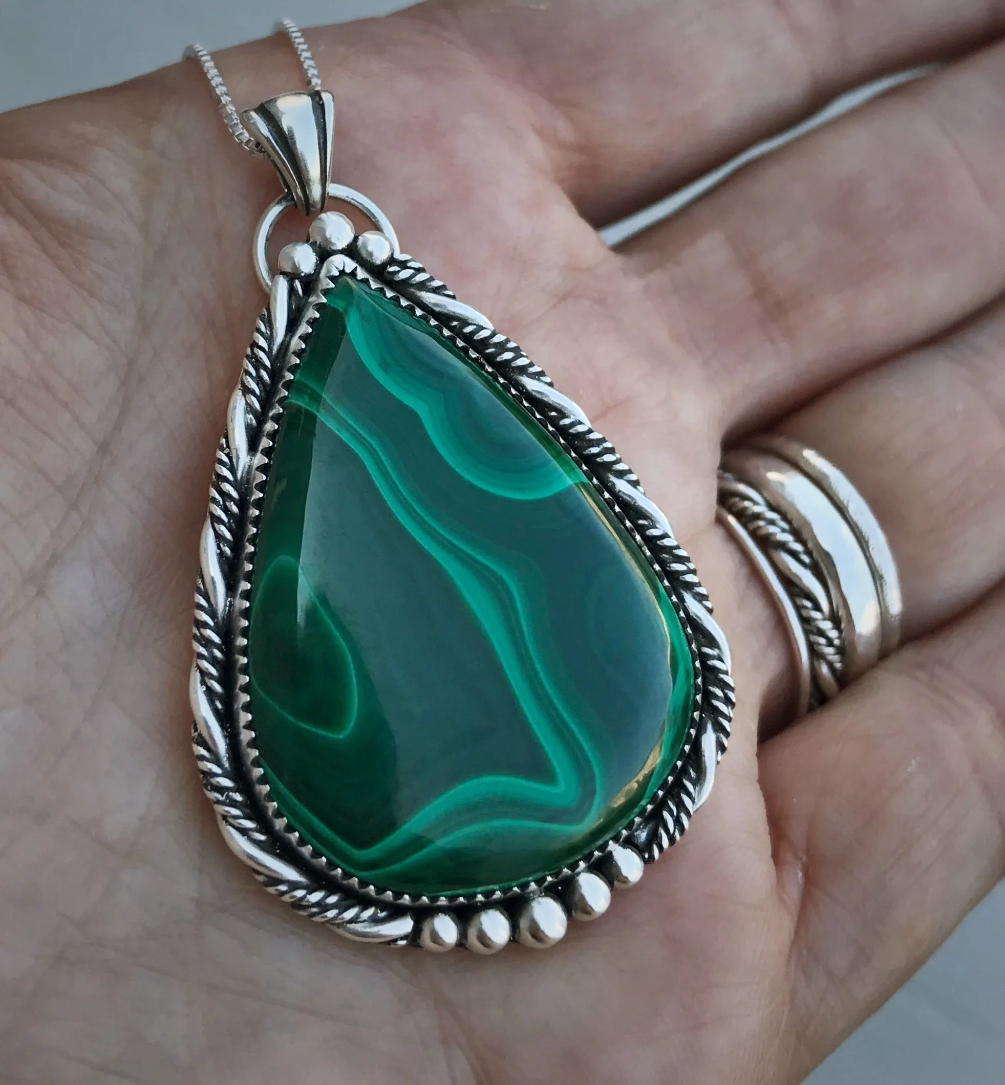 Malachite Pendant