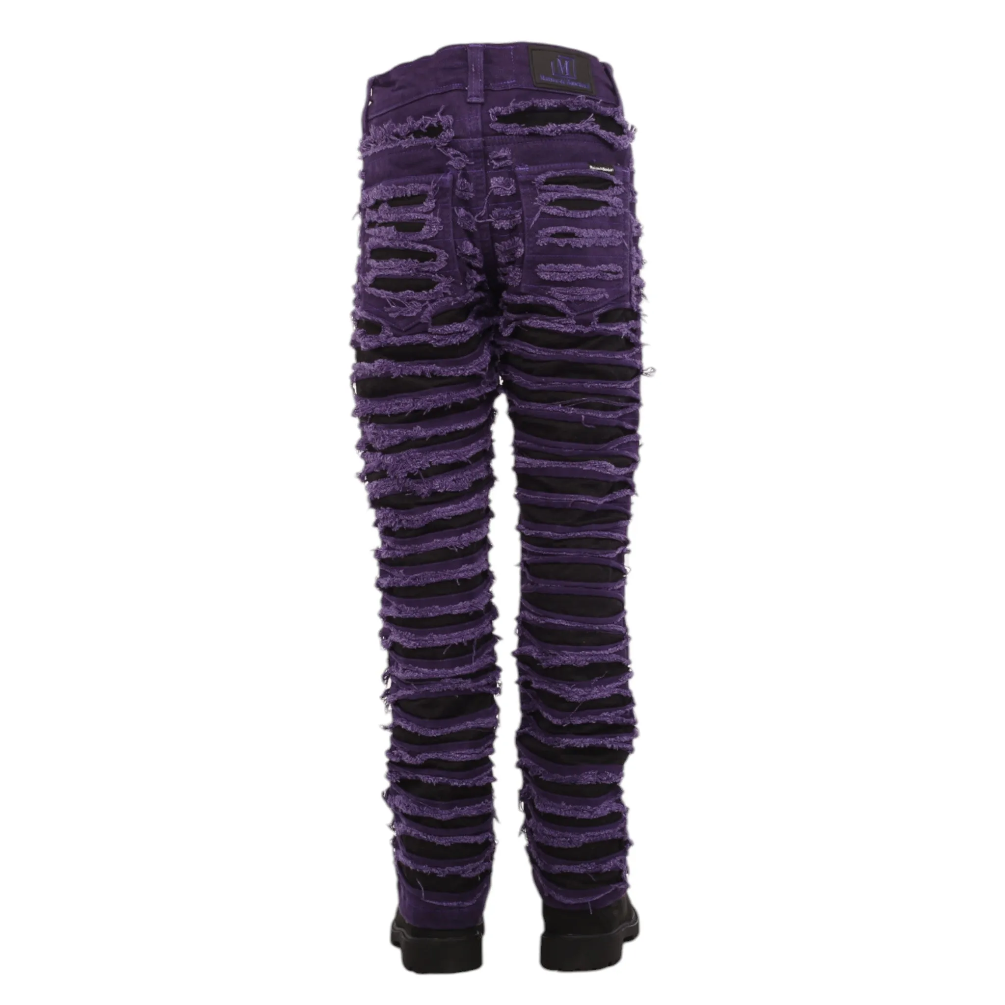 MDB Brand Kids Dual Color Stacked Jeans