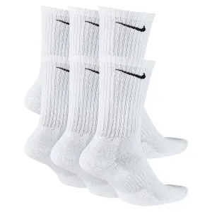 Nike - Everyday Cushioned Crew Socks White 6 Pack