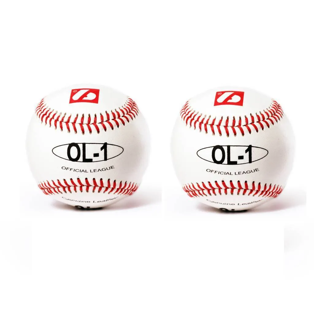 OL-1 Competition baseballs, Size 9" White, 2 pieces