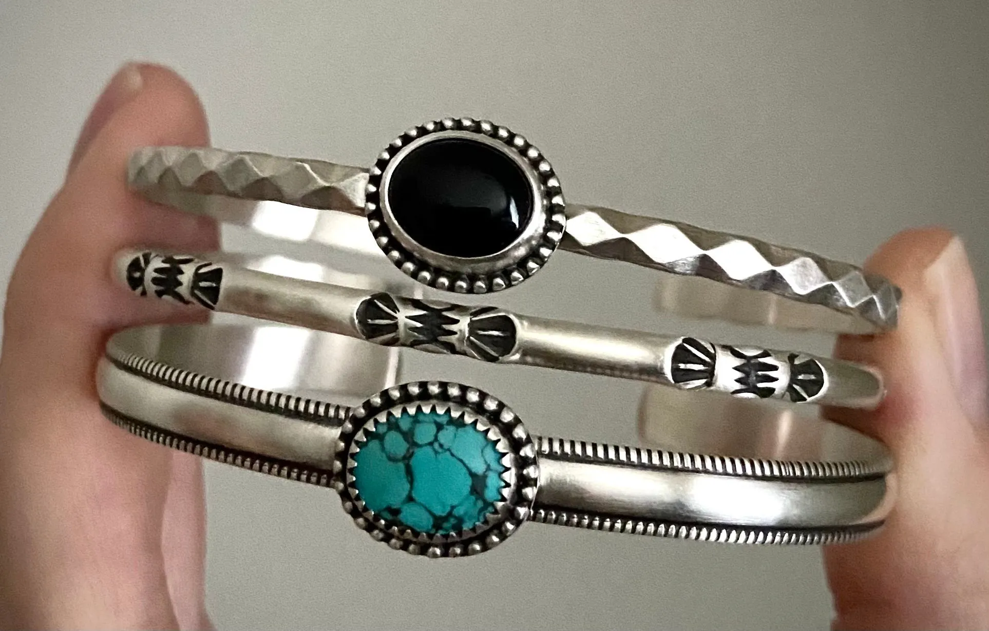 Onyx Stacker Cuff