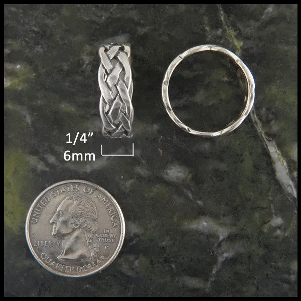 Open Weave Ring in Sterling Silver
