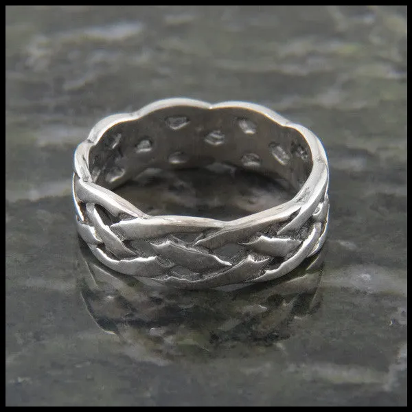 Open Weave Ring in Sterling Silver