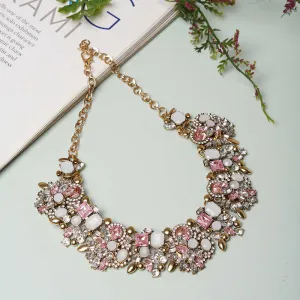 Pink Cherish Statement Choker