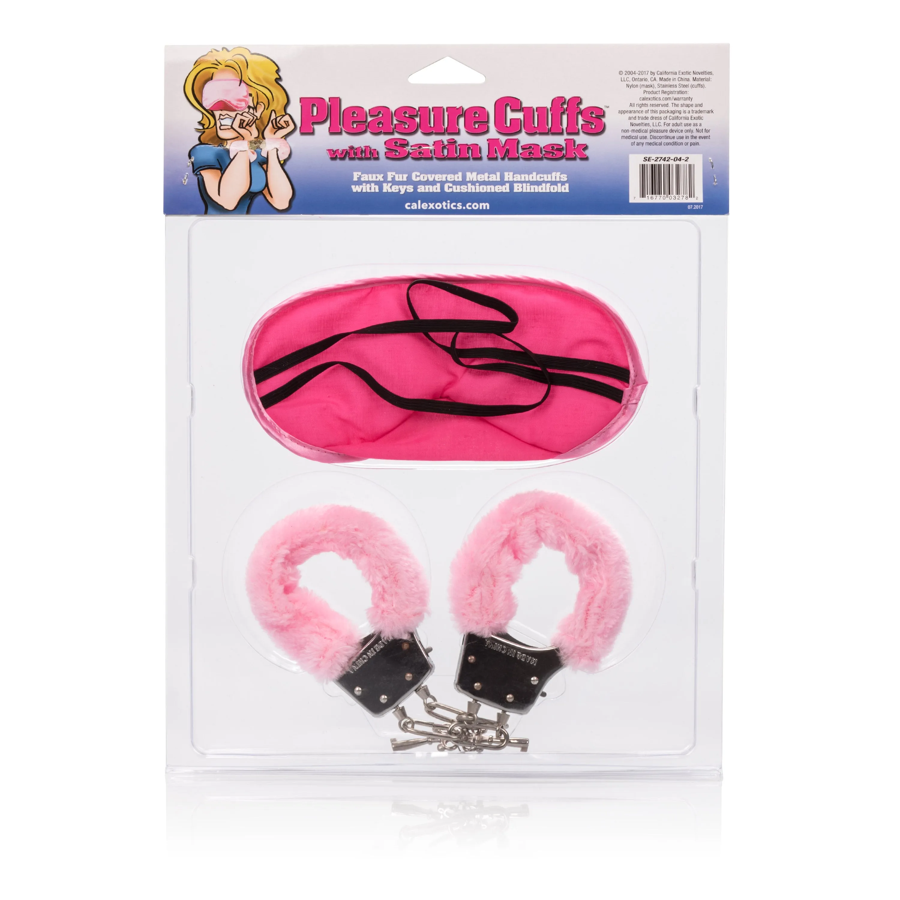 Pleasure Cuffs With Satin Mask