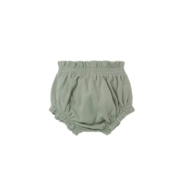 Quincy Mae Gathered Bloomers - Spruce