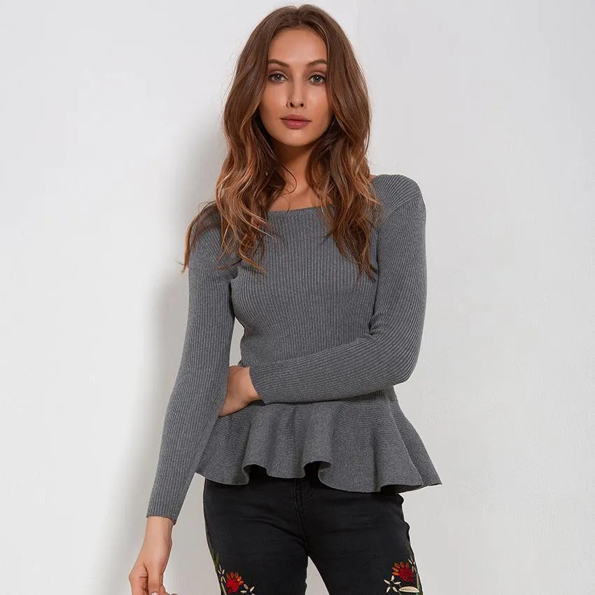 Ruffled Sweater