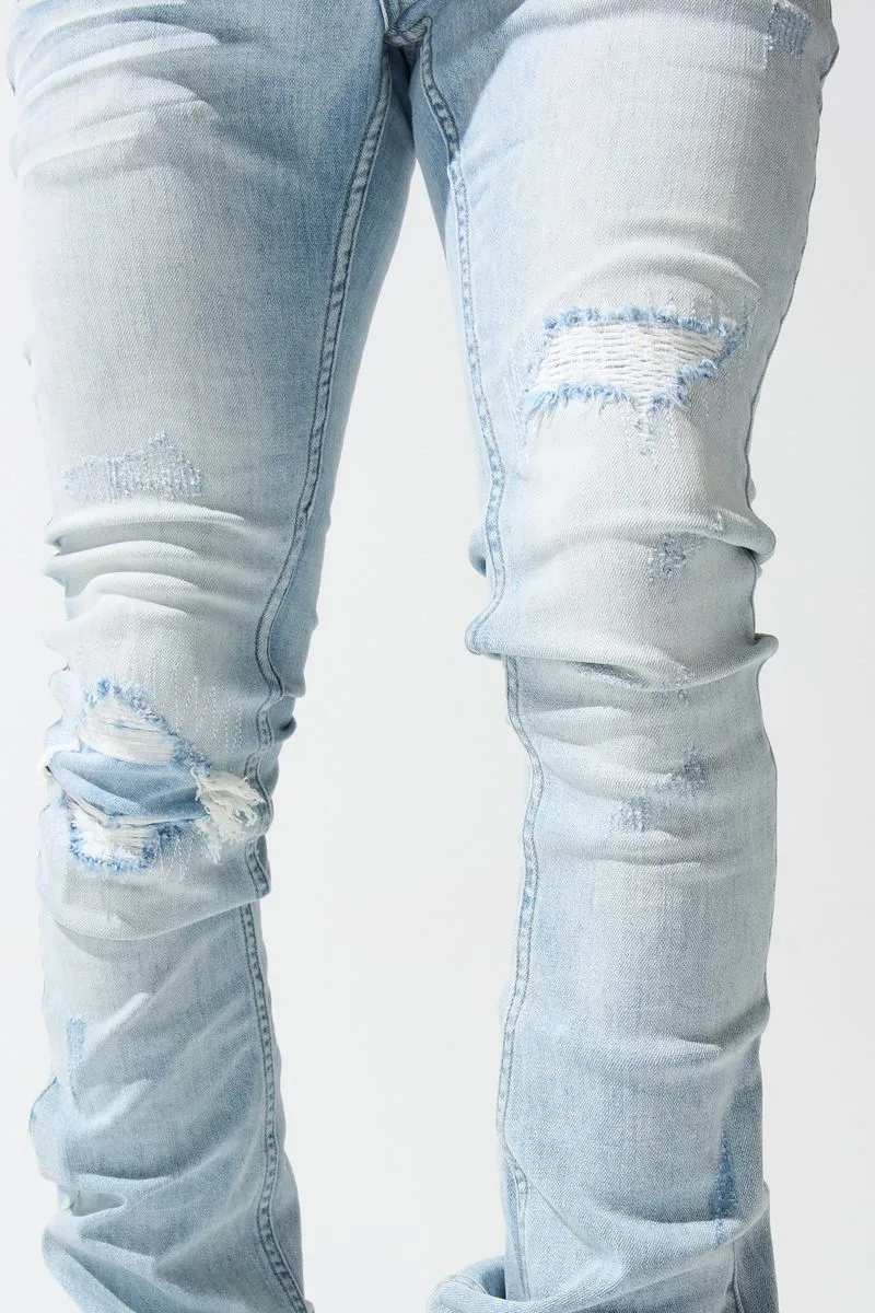 SERENEDE AZUL Stacked Jeans (SKY)