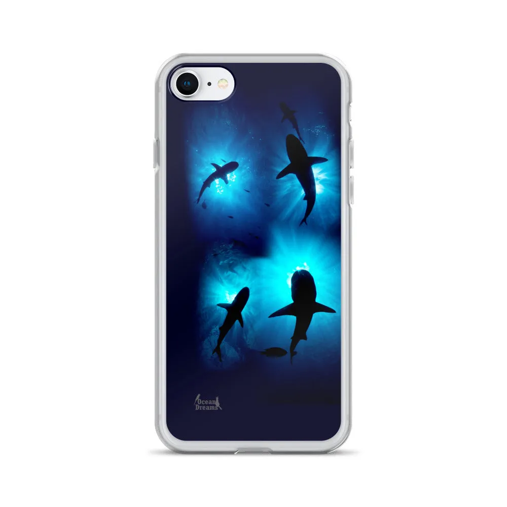Shark Sunburst iPhone Case