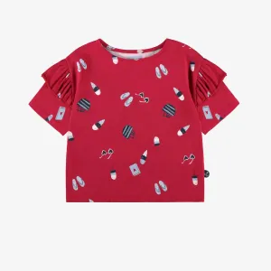 Souris Mini Ruffled T-Shirt- Child