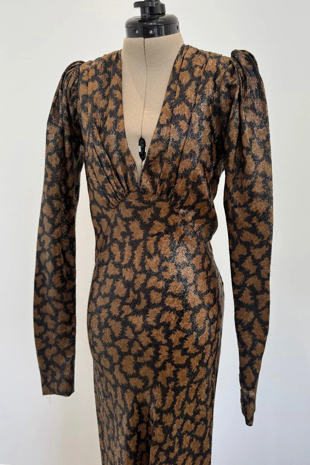 Yves Saint Laurent Fall 1979 Haute Couture Leopard Dress