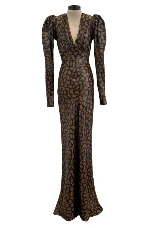 Yves Saint Laurent Fall 1979 Haute Couture Leopard Dress