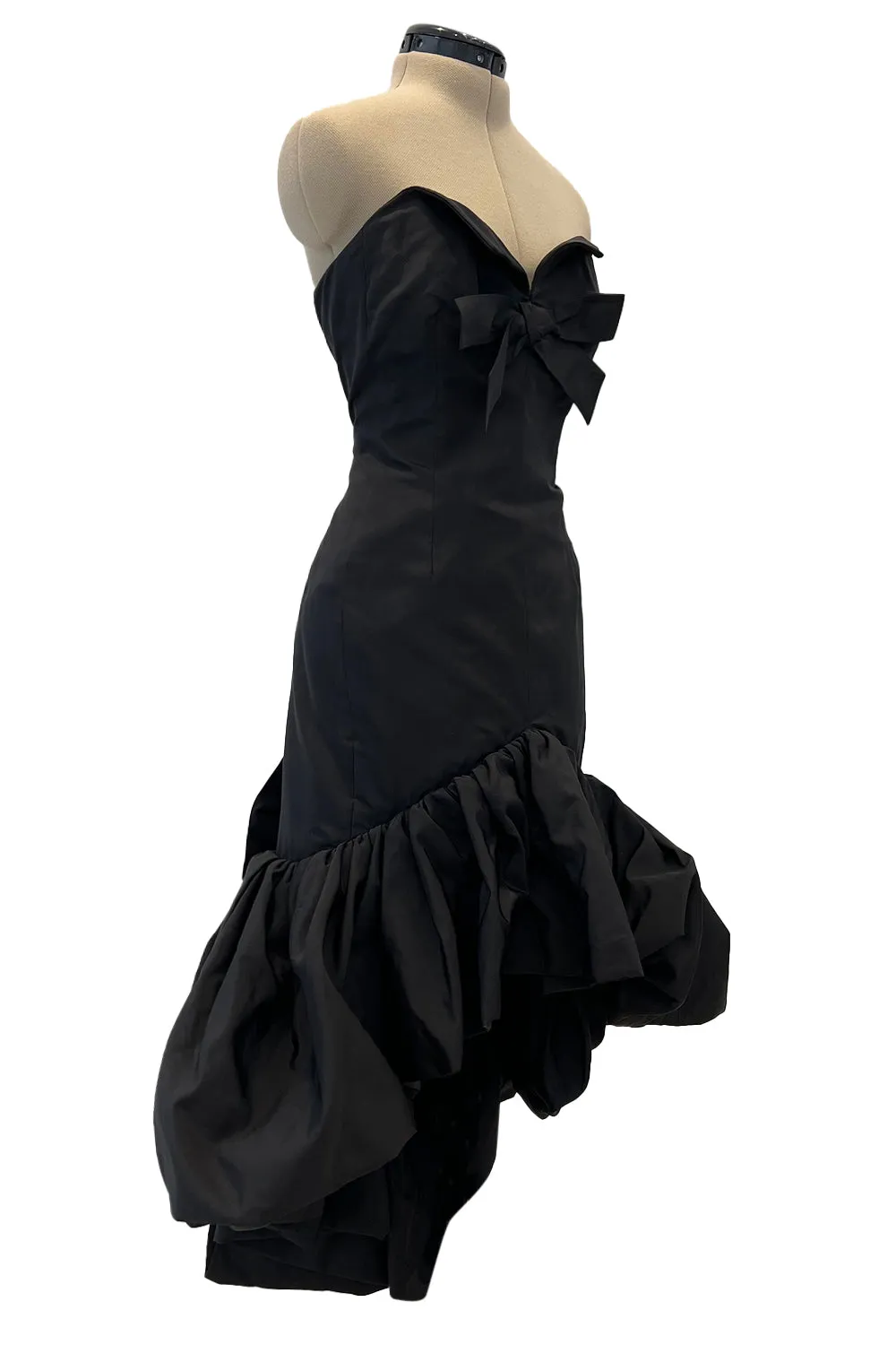 Yves Saint Laurent Fall 1987 Haute Couture Strapless Dress